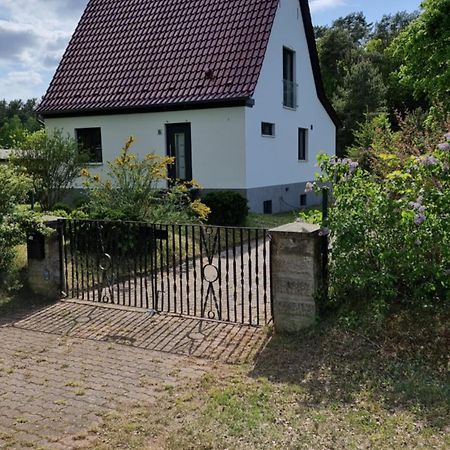 Mecklenburgische Seenplatte - Fh Mit Optionalem Steg Und Ruderboot Grosszerlang المظهر الخارجي الصورة